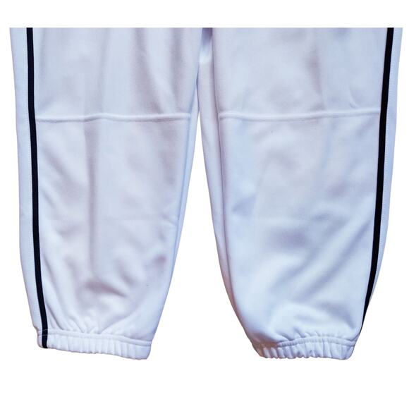 NEW Easton Rival+ Knicker Mens Baseball Pants White Piped Blue Belt Sz 34"-36" M - Picture 3 of 9